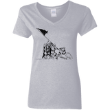 T-Shirts Sport Grey / S Flags Of Our Emperor Women's V-Neck T-Shirt