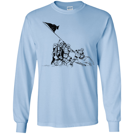 T-Shirts Light Blue / YS Flags Of Our Emperor Youth Long Sleeve T-Shirt