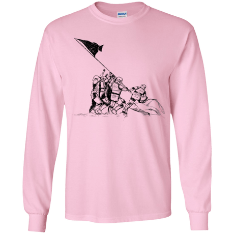 T-Shirts Light Pink / YS Flags Of Our Emperor Youth Long Sleeve T-Shirt