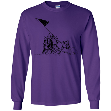 T-Shirts Purple / YS Flags Of Our Emperor Youth Long Sleeve T-Shirt