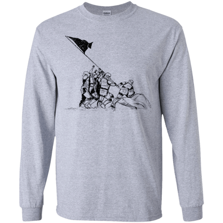 T-Shirts Sport Grey / YS Flags Of Our Emperor Youth Long Sleeve T-Shirt