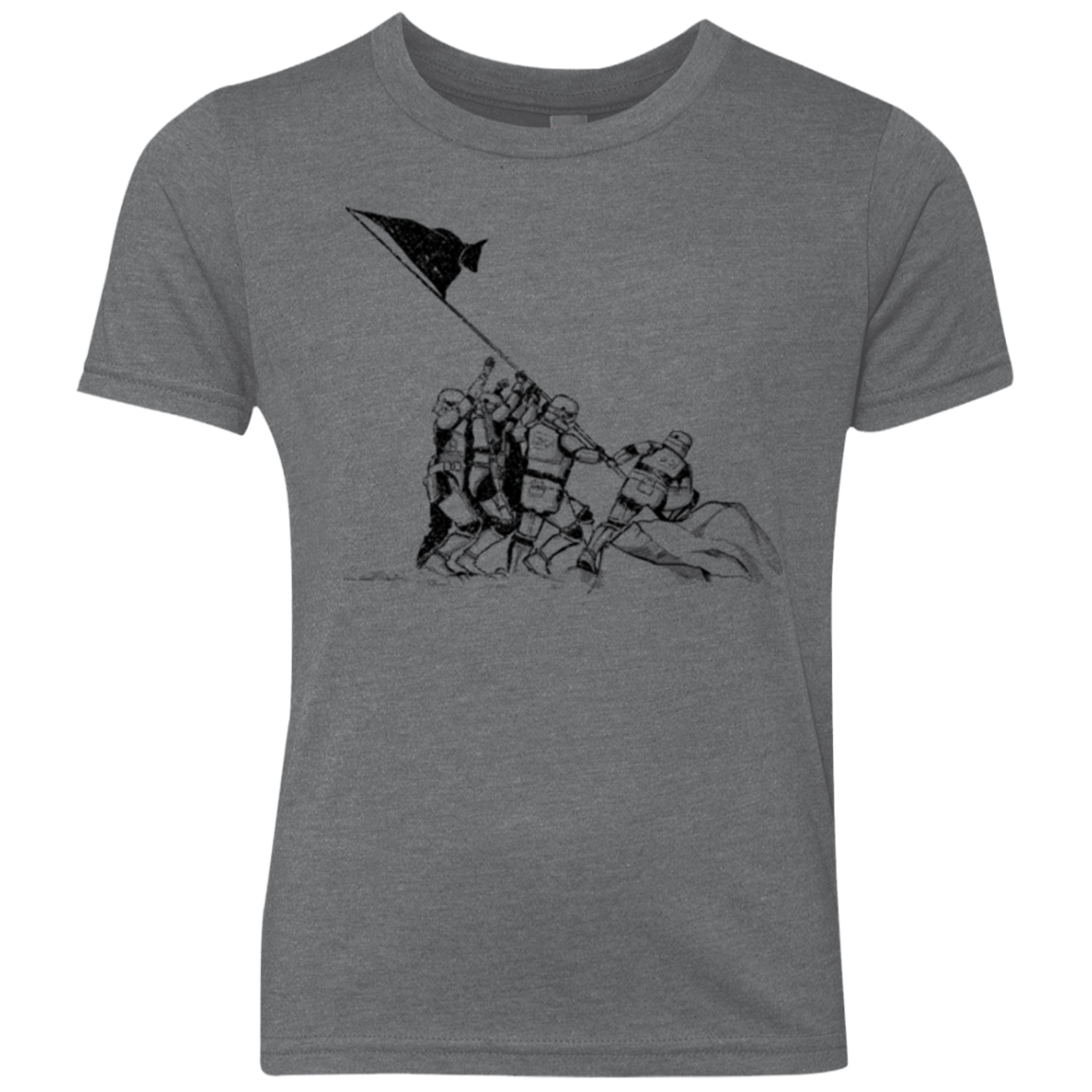 T-Shirts Premium Heather / YXS Flags Of Our Emperor Youth Triblend T-Shirt