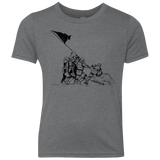 T-Shirts Premium Heather / YXS Flags Of Our Emperor Youth Triblend T-Shirt