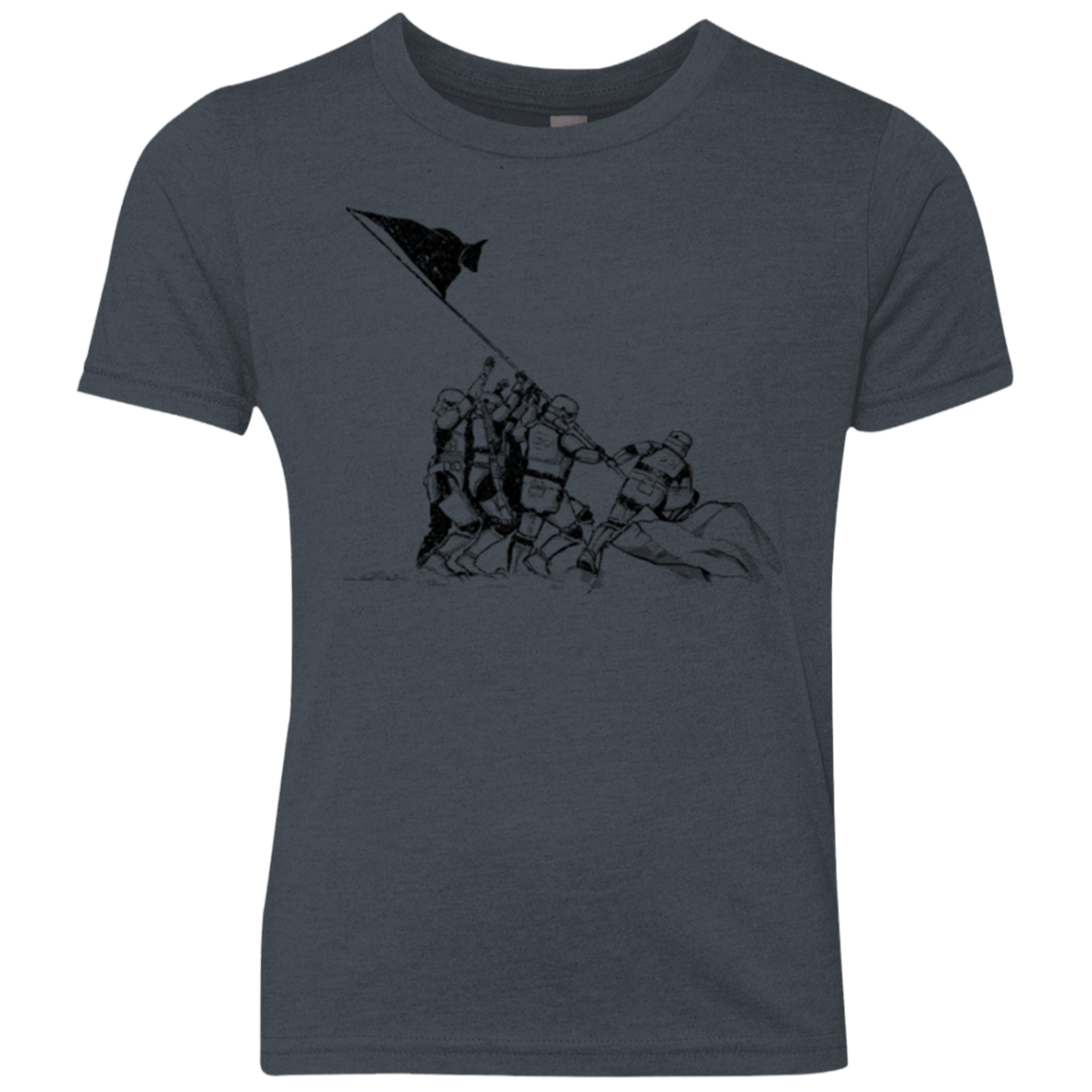 T-Shirts Vintage Navy / YXS Flags Of Our Emperor Youth Triblend T-Shirt