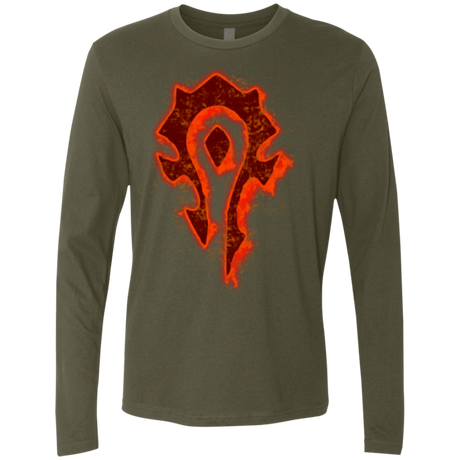 T-Shirts Military Green / Small Flamecraft Men's Premium Long Sleeve