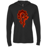 T-Shirts Vintage Black / X-Small Flamecraft Triblend Long Sleeve Hoodie Tee