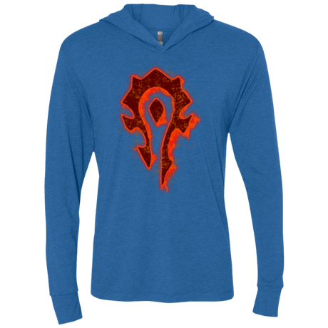 T-Shirts Vintage Royal / X-Small Flamecraft Triblend Long Sleeve Hoodie Tee