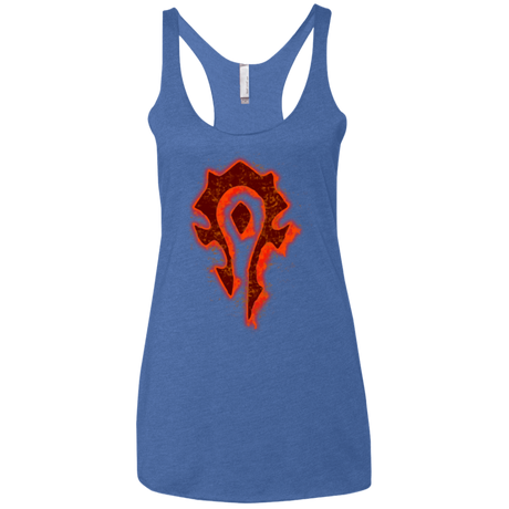 T-Shirts Vintage Royal / X-Small Flamecraft Women's Triblend Racerback Tank