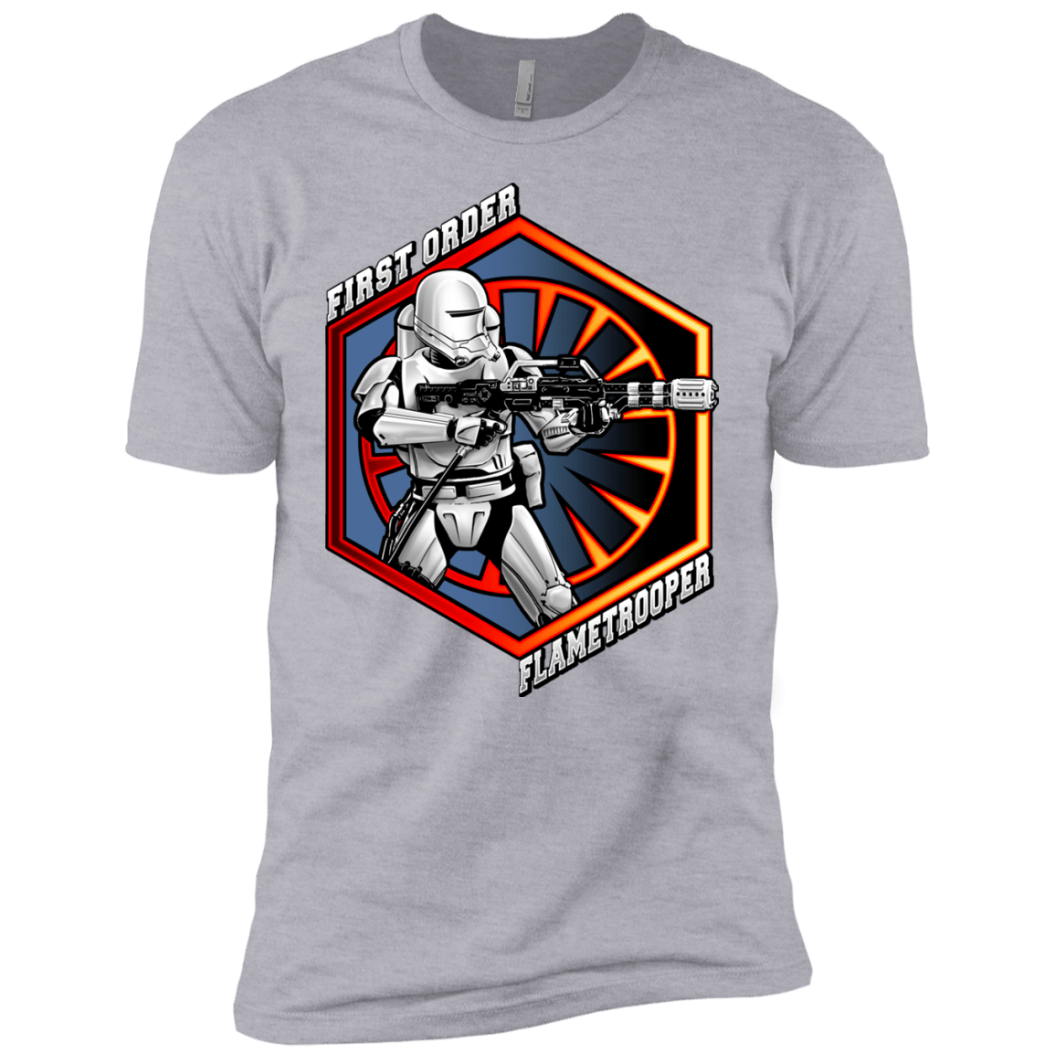 T-Shirts Heather Grey / YXS Flametrooper Boys Premium T-Shirt