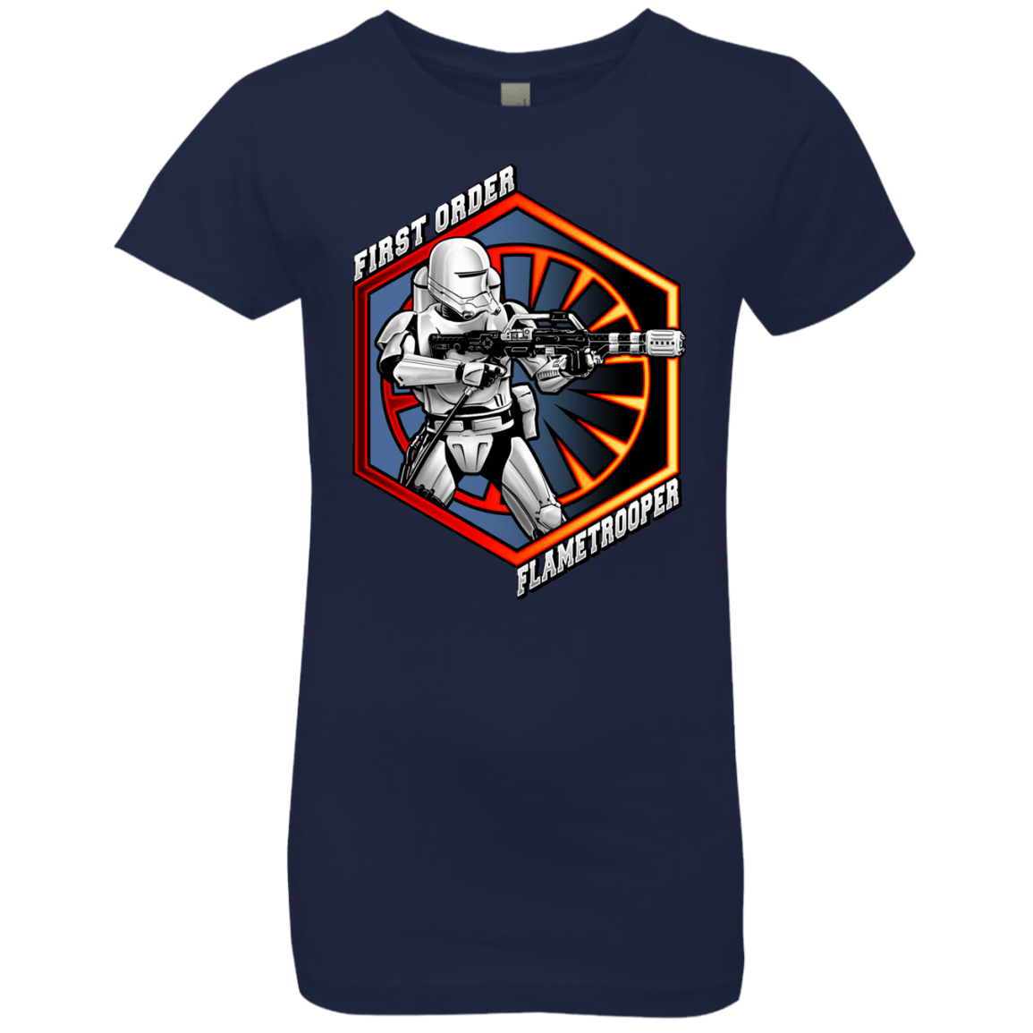 T-Shirts Midnight Navy / YXS Flametrooper Girls Premium T-Shirt