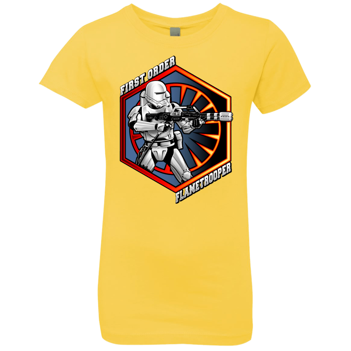 T-Shirts Vibrant Yellow / YXS Flametrooper Girls Premium T-Shirt