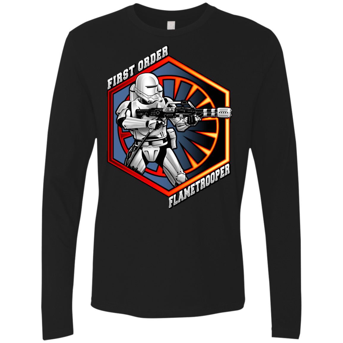 T-Shirts Black / Small Flametrooper Men's Premium Long Sleeve