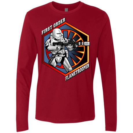 T-Shirts Cardinal / Small Flametrooper Men's Premium Long Sleeve