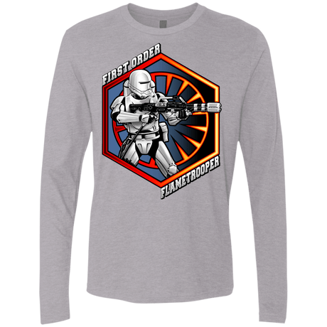 T-Shirts Heather Grey / Small Flametrooper Men's Premium Long Sleeve