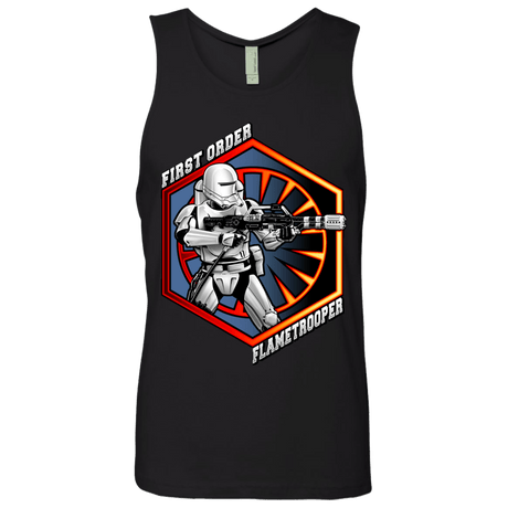 T-Shirts Black / Small Flametrooper Men's Premium Tank Top