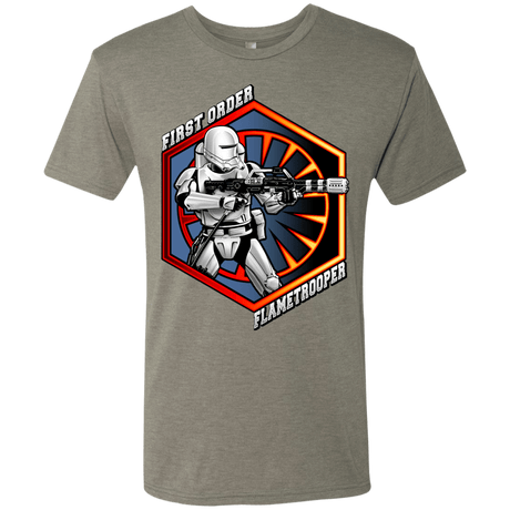 T-Shirts Venetian Grey / Small Flametrooper Men's Triblend T-Shirt