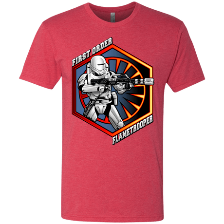 T-Shirts Vintage Red / Small Flametrooper Men's Triblend T-Shirt