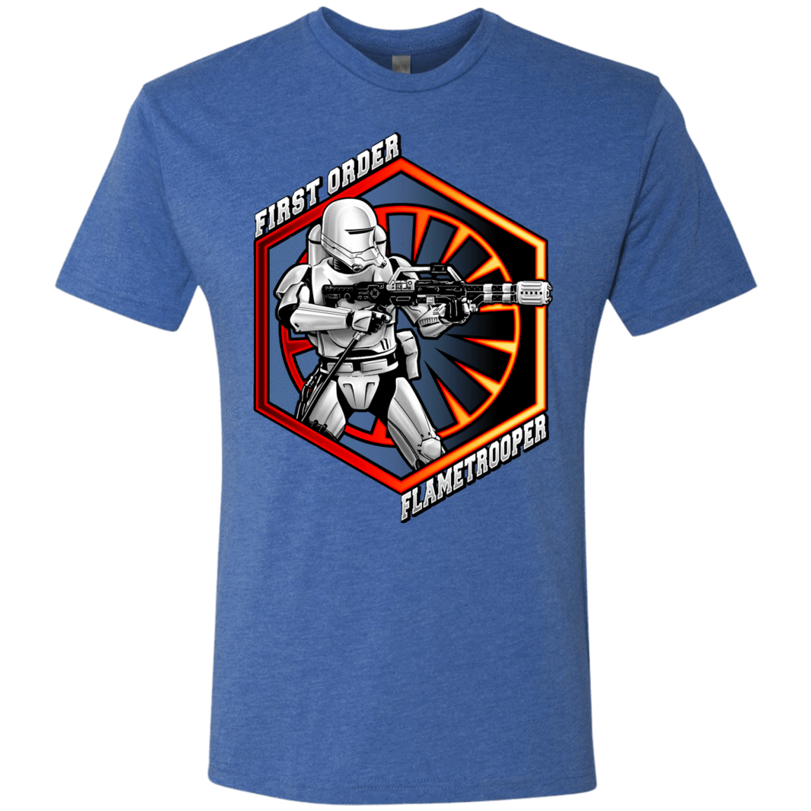 T-Shirts Vintage Royal / Small Flametrooper Men's Triblend T-Shirt