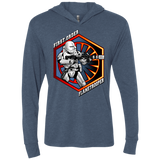 T-Shirts Indigo / X-Small Flametrooper Triblend Long Sleeve Hoodie Tee