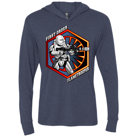 T-Shirts Vintage Navy / X-Small Flametrooper Triblend Long Sleeve Hoodie Tee