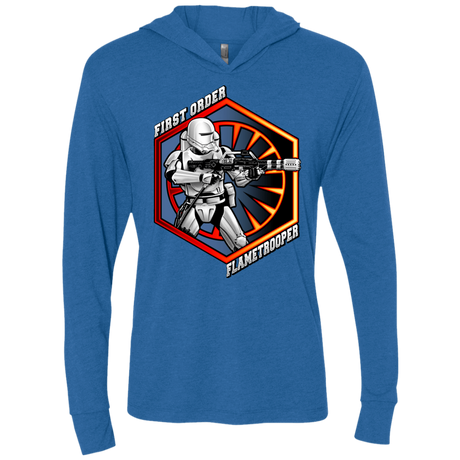 T-Shirts Vintage Royal / X-Small Flametrooper Triblend Long Sleeve Hoodie Tee