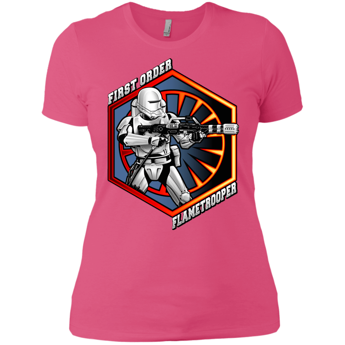 T-Shirts Hot Pink / X-Small Flametrooper Women's Premium T-Shirt