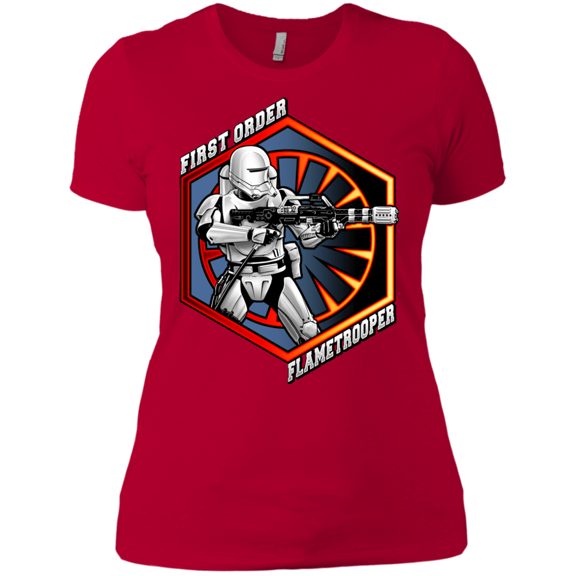 T-Shirts Red / X-Small Flametrooper Women's Premium T-Shirt