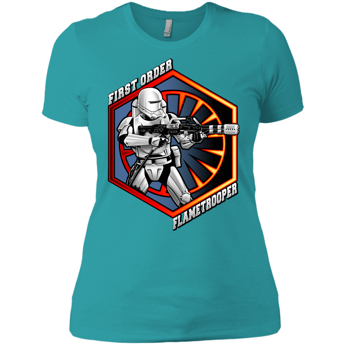 T-Shirts Tahiti Blue / X-Small Flametrooper Women's Premium T-Shirt