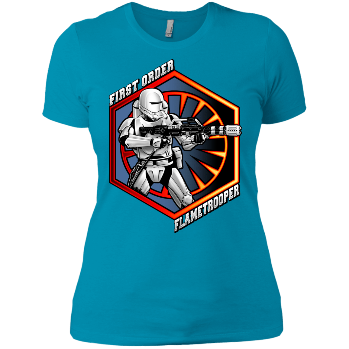 T-Shirts Turquoise / X-Small Flametrooper Women's Premium T-Shirt