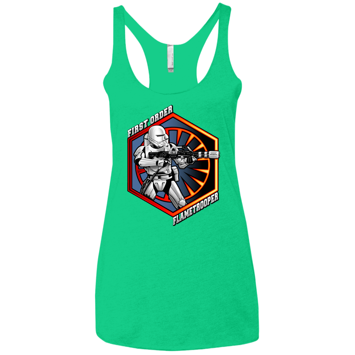 T-Shirts Envy / X-Small Flametrooper Women's Triblend Racerback Tank