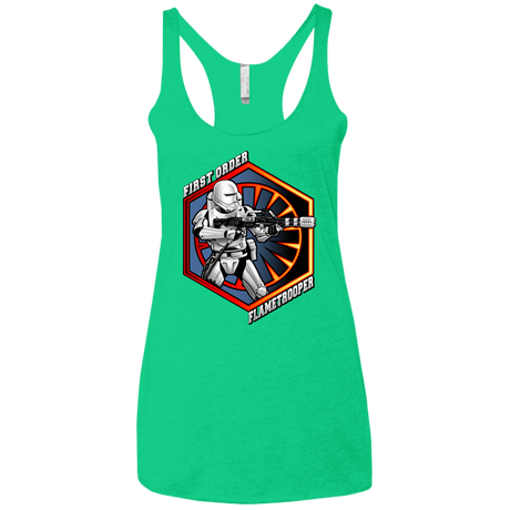T-Shirts Envy / X-Small Flametrooper Women's Triblend Racerback Tank