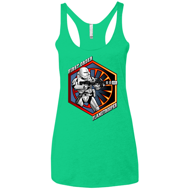 T-Shirts Envy / X-Small Flametrooper Women's Triblend Racerback Tank