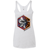 T-Shirts Heather White / X-Small Flametrooper Women's Triblend Racerback Tank