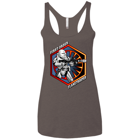 T-Shirts Macchiato / X-Small Flametrooper Women's Triblend Racerback Tank