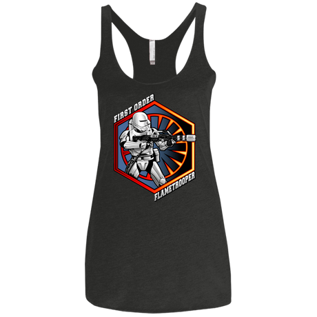 T-Shirts Vintage Black / X-Small Flametrooper Women's Triblend Racerback Tank