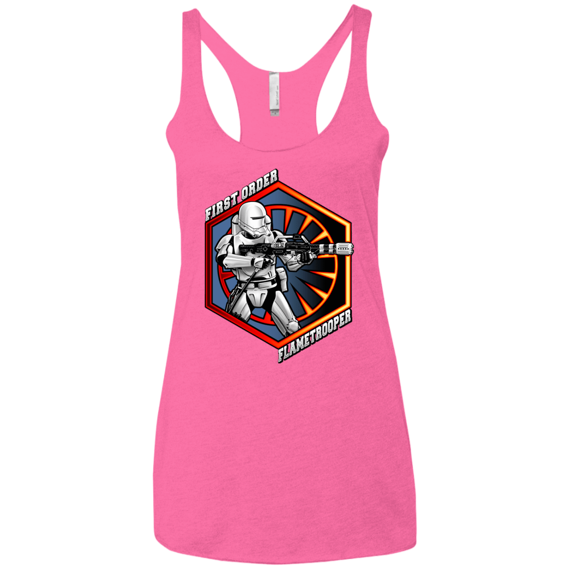 T-Shirts Vintage Pink / X-Small Flametrooper Women's Triblend Racerback Tank