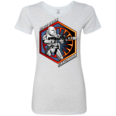 T-Shirts Heather White / Small Flametrooper Women's Triblend T-Shirt