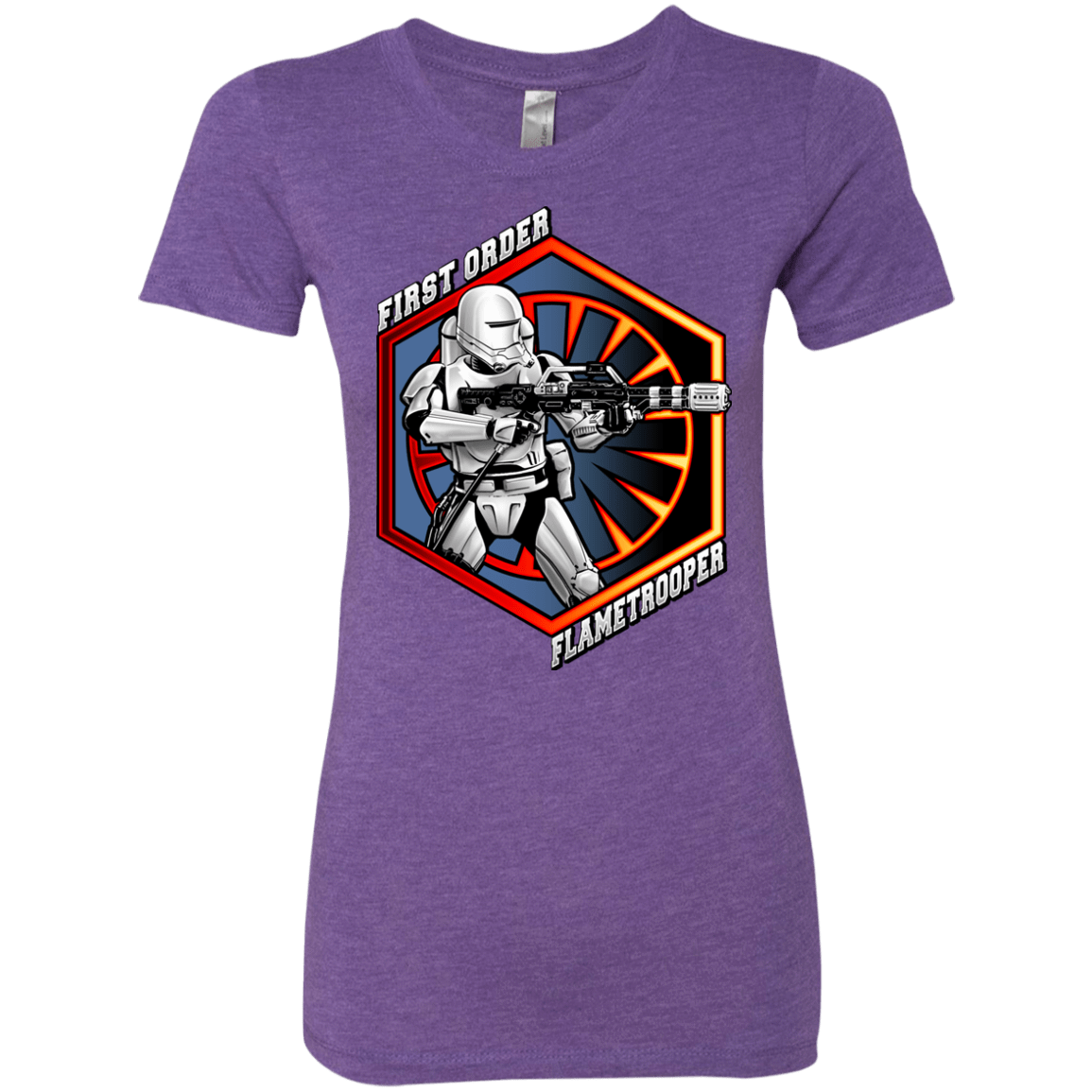 T-Shirts Purple Rush / Small Flametrooper Women's Triblend T-Shirt