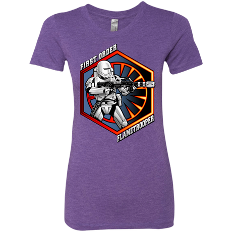 T-Shirts Purple Rush / Small Flametrooper Women's Triblend T-Shirt