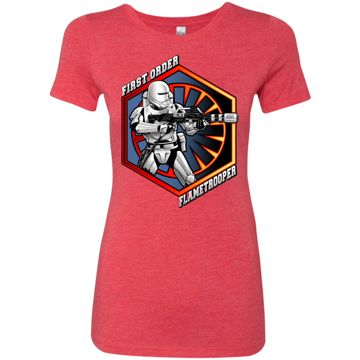 T-Shirts Vintage Red / Small Flametrooper Women's Triblend T-Shirt