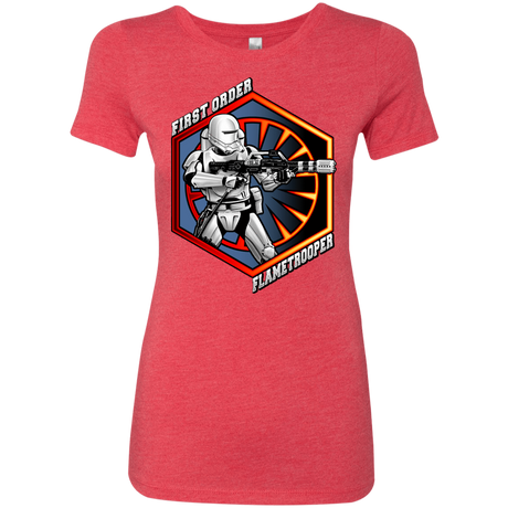T-Shirts Vintage Red / Small Flametrooper Women's Triblend T-Shirt