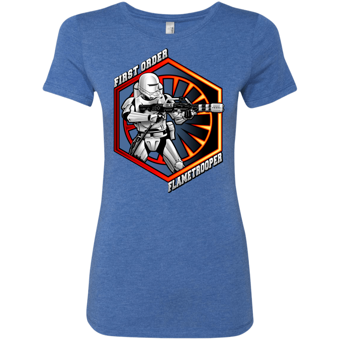 T-Shirts Vintage Royal / Small Flametrooper Women's Triblend T-Shirt