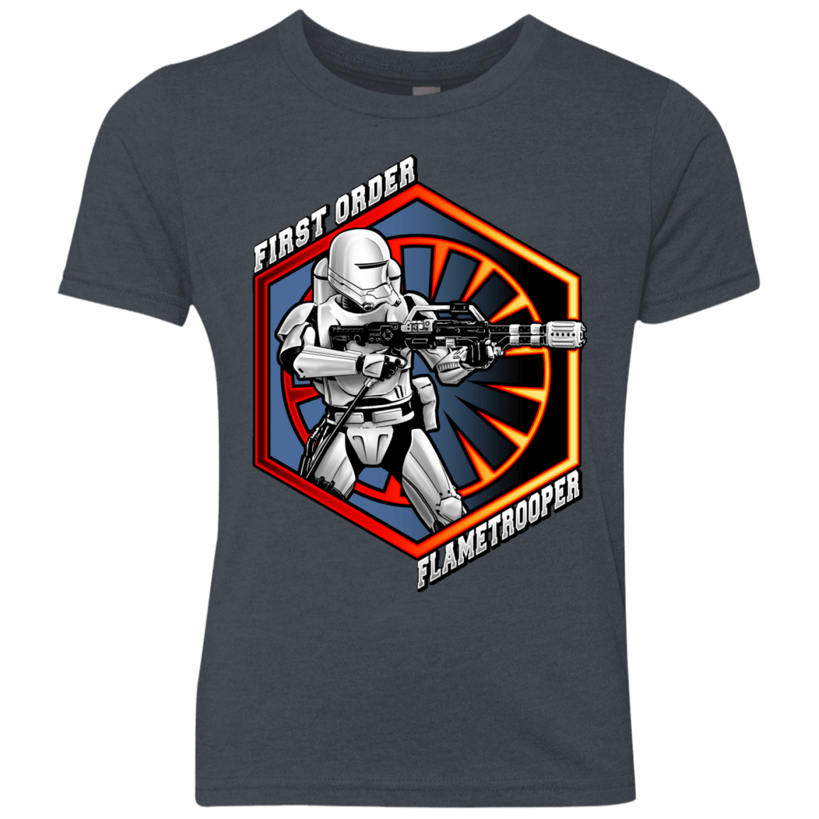 T-Shirts Vintage Navy / YXS Flametrooper Youth Triblend T-Shirt