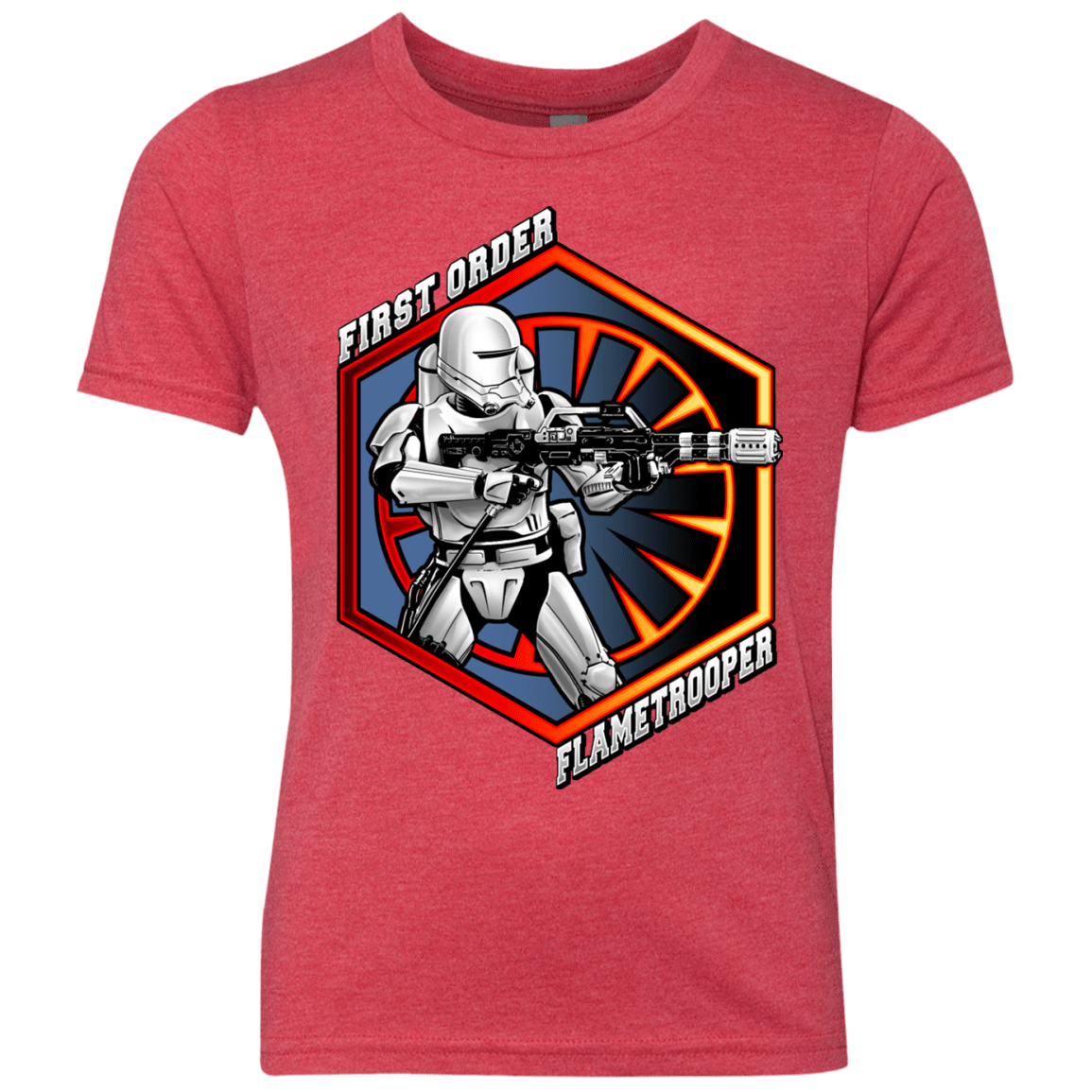 T-Shirts Vintage Red / YXS Flametrooper Youth Triblend T-Shirt