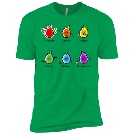 T-Shirts Kelly Green / YXS Flaming Elements Science Boys Premium T-Shirt