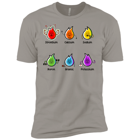 T-Shirts Light Grey / YXS Flaming Elements Science Boys Premium T-Shirt