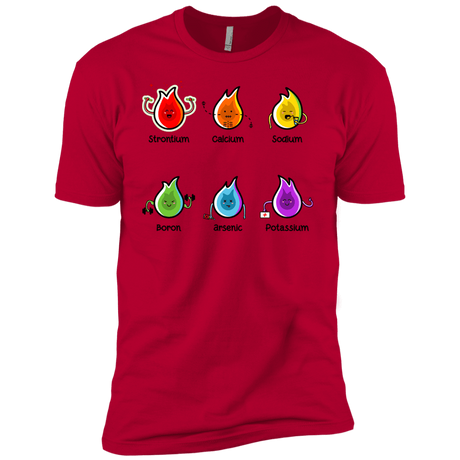 T-Shirts Red / YXS Flaming Elements Science Boys Premium T-Shirt