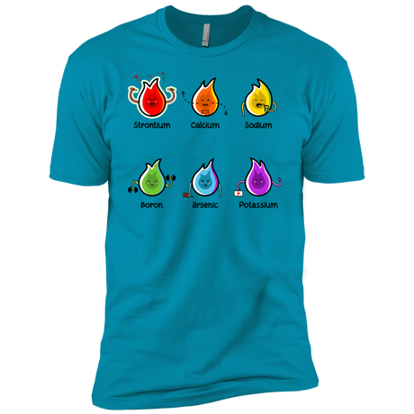 T-Shirts Turquoise / YXS Flaming Elements Science Boys Premium T-Shirt