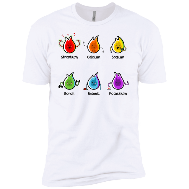 T-Shirts White / YXS Flaming Elements Science Boys Premium T-Shirt