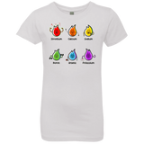 T-Shirts White / YXS Flaming Elements Science Girls Premium T-Shirt